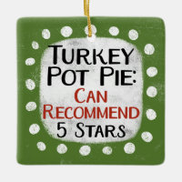 Turquie Pot Pie Review 5 Étoiles Ornement