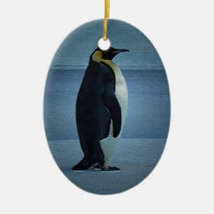 En Céramique Un ornement parfait de Noël de pingouin