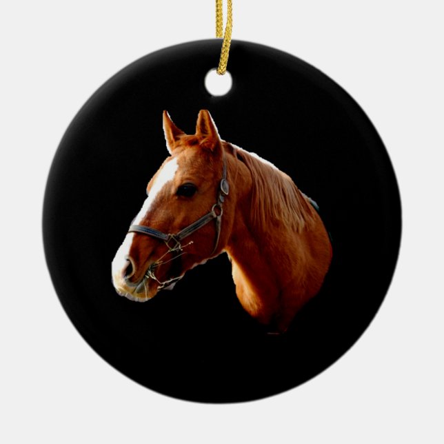 En Céramique Votre cheval - ornement (Devant)