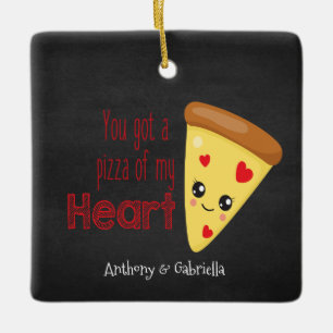 En Céramique Vous avez obtenu une pizza de mon ornement de