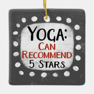 En Céramique Yoga Review 5 étoiles Ornement