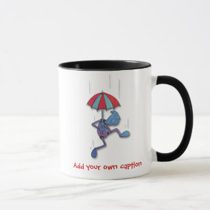 En chute ! Ajouter votre propre légende mug