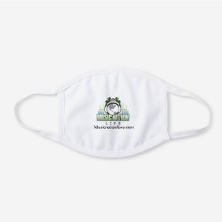 En Coton Blanc Masque de visage Live Nation Music