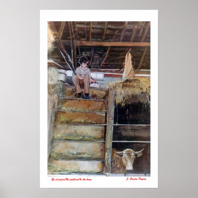 En el pajar poster (Vorne)