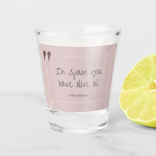 En Espagne, verre tourné (Devant)