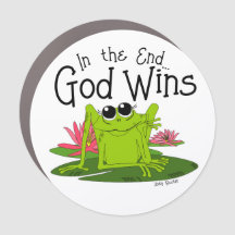 En fin de compte...Dieu gagne Car Magnet