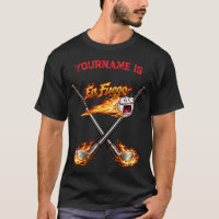 En Fuego Golfball – Lustiger Flammender Golfball m