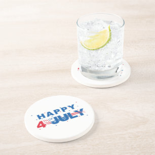 En Grès 4 juillet Dessous de verre de boissons