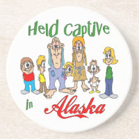 Alaska Funny Trailer Park Dessous de verre Sandsto