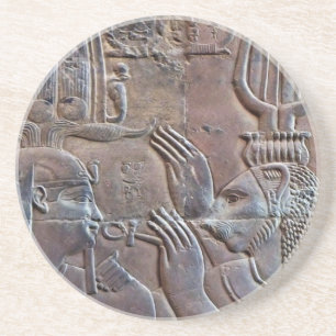 En Grès Ancienne Egypte Hiéroglyphes Dessous de verre de s