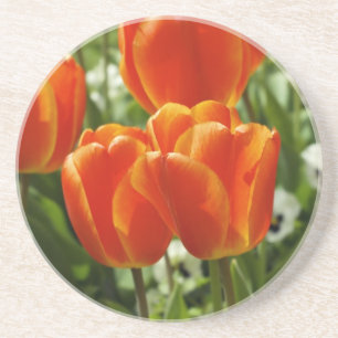 En Grès Bon Dessous de verre de printemps