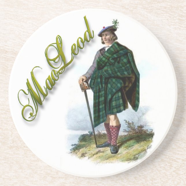 En Grès Clan MacLeod Scottish Dream Dessous de verre (Devant)