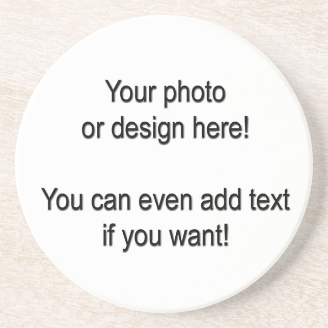 En Grès Concevez vos propres Dessous de verre (Devant)