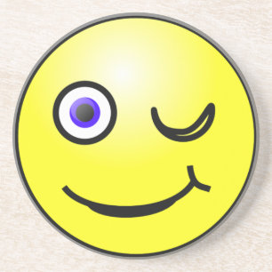 En Grès Dessous de verre à face