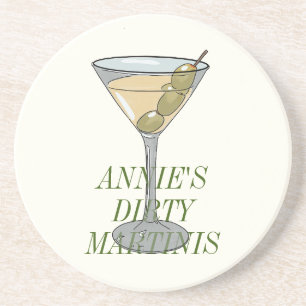 En Grès Dessous de verre à martini