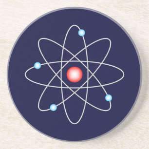 En Grès Dessous de verre atomiques