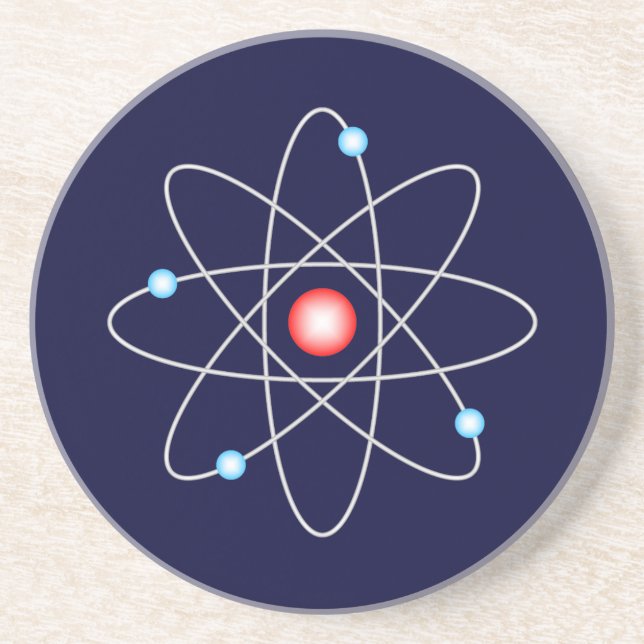 En Grès Dessous de verre atomiques (Devant)