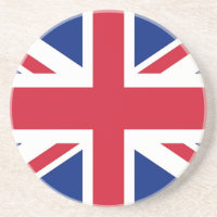 Dessous de verre avec drapeau du Royaume-Uni