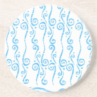 En Grès Dessous de verre Blue Swils