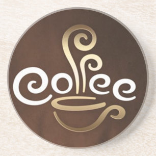 En Grès Dessous de verre café