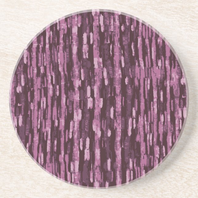 En Grès Dessous de verre Charity Series-Purple Camouflage  (Devant)