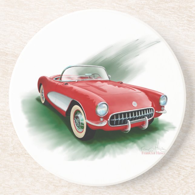 En Grès Dessous de verre Corvette Drink (Devant)