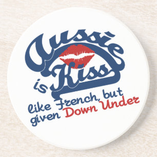 En Grès Dessous de verre de baiser australien