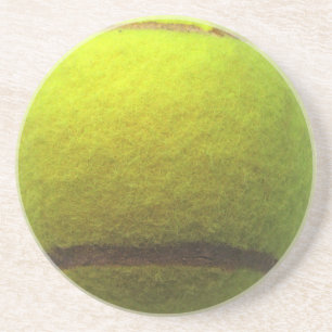 En Grès Dessous de verre de balle de tennis