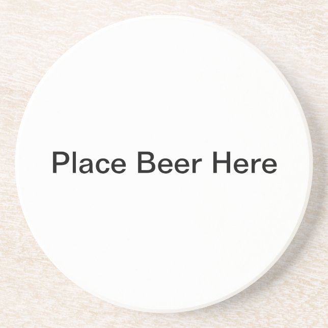 En Grès Dessous de verre de bière ! ! ! ! ! ! (Devant)