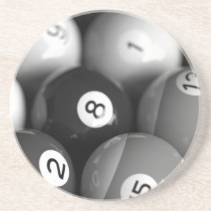 En Grès Dessous de verre de billard