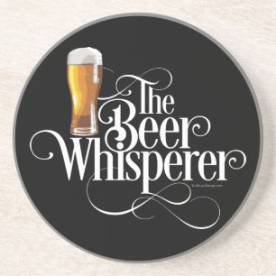 En Grès Dessous de verre de boisson Whisperer bière