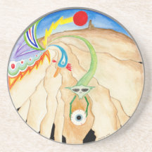 Dessous de verre de boissons de mandala de