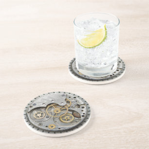 En Grès Dessous de verre de boissons de SteamPunk