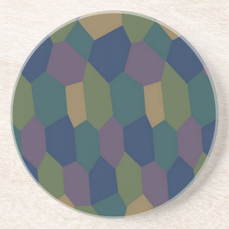 En Grès Dessous de verre de camouflage de pastille