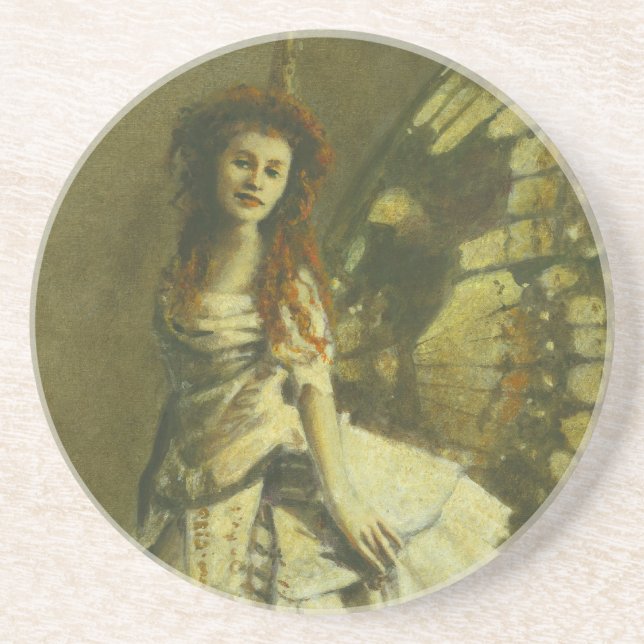 En Grès Dessous de verre de fées gothique (Devant)