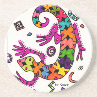 En Grès Dessous de verre de Gecko