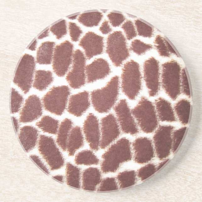 En Grès Dessous de verre de girafe (Devant)