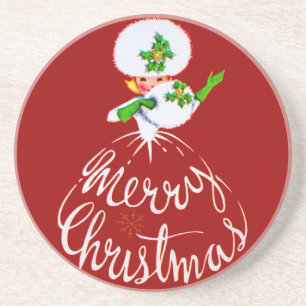 En Grès Dessous de verre de Joyeux Noël