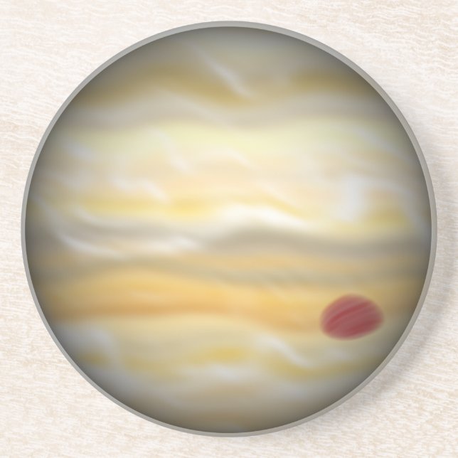 En Grès Dessous de verre de Jupiter (Devant)