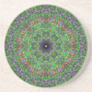 En Grès Dessous de verre de kaléidoscope