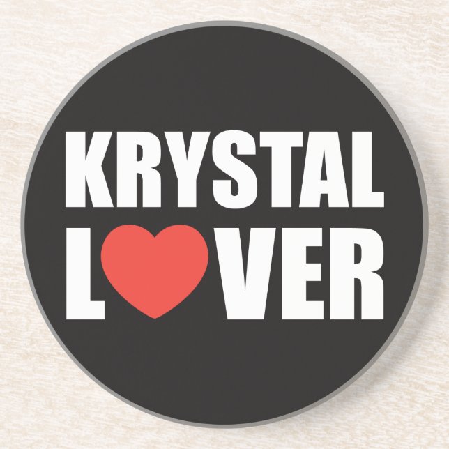 En Grès Dessous de verre de Krystal (Devant)