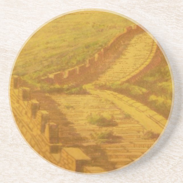 En Grès Dessous de verre de la Grande Muraille (Devant)