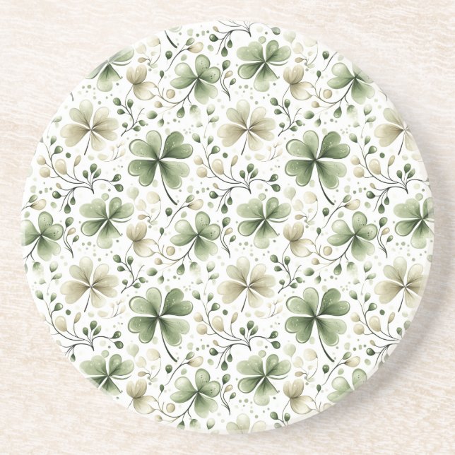 En Grès Dessous de verre de la Saint Patrick (Devant)