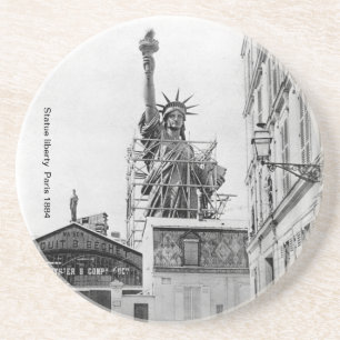 En Grès Dessous de verre de liberté de statue