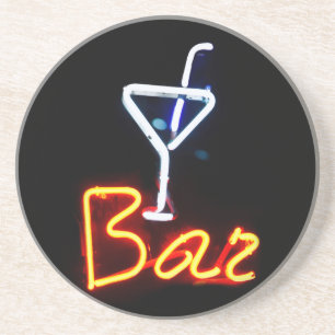 En Grès Dessous de verre de panneau barre