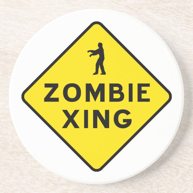 En Grès Dessous de verre de passage de Zombie (Devant)