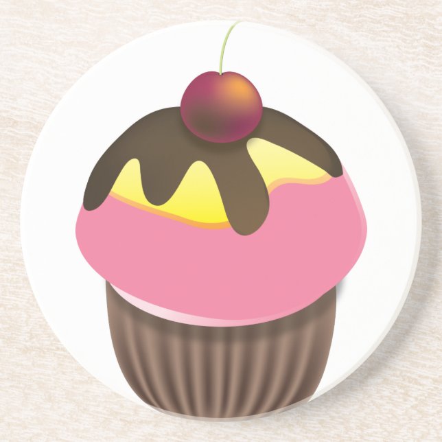 En Grès Dessous de verre de petit gâteau (Devant)