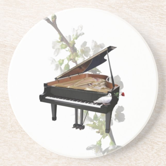 En Grès Dessous de verre de piano (Devant)