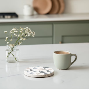 En Grès Dessous de verre de pierre de montagne scandinave