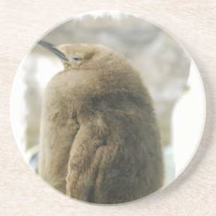 En Grès Dessous de verre de pingouin de bébé